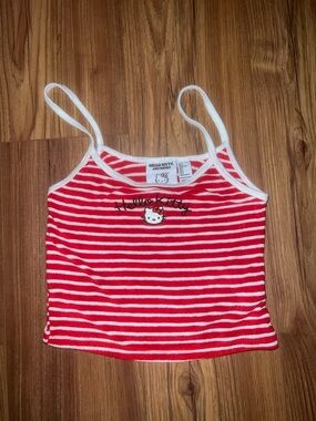 Hello Kitty Red & White Striped Cami